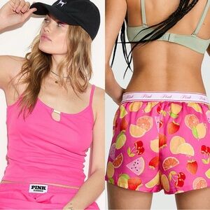 PINK Victoria's Secret Fruity Pink Pajama Set